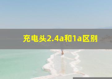 充电头2.4a和1a区别