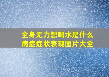 全身无力想喝水是什么病症症状表现图片大全