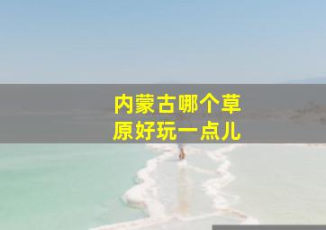 内蒙古哪个草原好玩一点儿