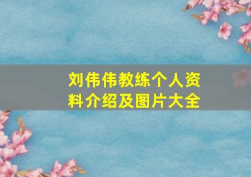 刘伟伟教练个人资料介绍及图片大全