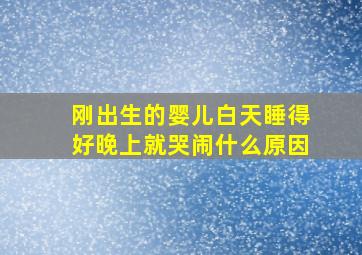 刚出生的婴儿白天睡得好晚上就哭闹什么原因