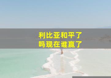 利比亚和平了吗现在谁赢了