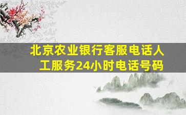 北京农业银行客服电话人工服务24小时电话号码