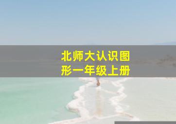 北师大认识图形一年级上册