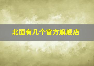 北面有几个官方旗舰店