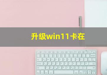 升级win11卡在