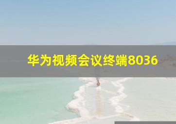 华为视频会议终端8036