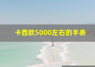 卡西欧5000左右的手表