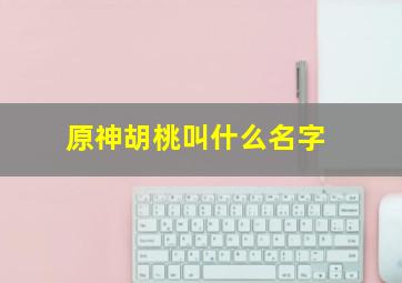 原神胡桃叫什么名字