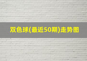 双色球(最近50期)走势图