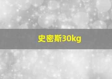 史密斯30kg