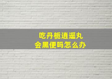 吃丹栀逍遥丸会黑便吗怎么办