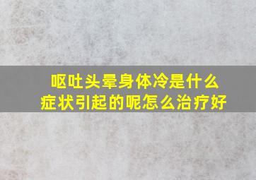 呕吐头晕身体冷是什么症状引起的呢怎么治疗好