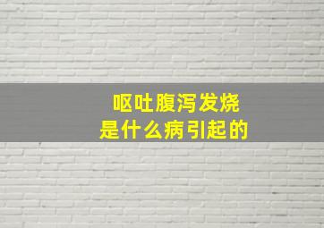 呕吐腹泻发烧是什么病引起的