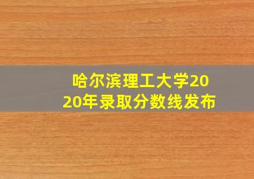 哈尔滨理工大学2020年录取分数线发布