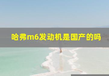 哈弗m6发动机是国产的吗