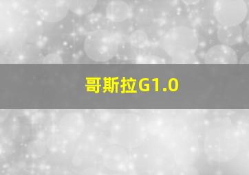 哥斯拉G1.0