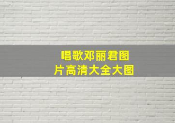 唱歌邓丽君图片高清大全大图