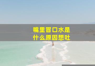 嘴里冒口水是什么原因想吐