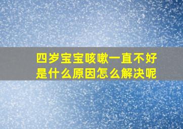 四岁宝宝咳嗽一直不好是什么原因怎么解决呢