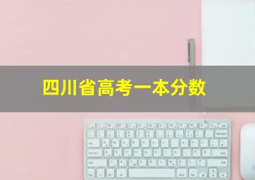 四川省高考一本分数