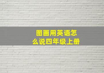 图画用英语怎么说四年级上册