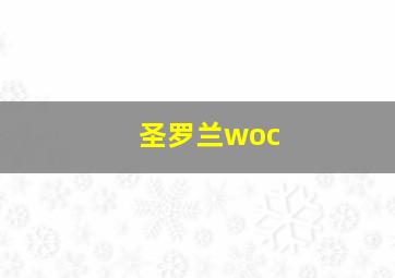 圣罗兰woc