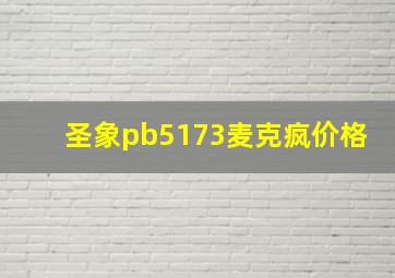 圣象pb5173麦克疯价格