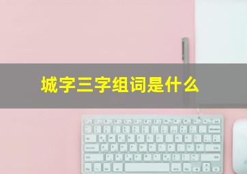 城字三字组词是什么