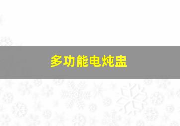 多功能电炖盅