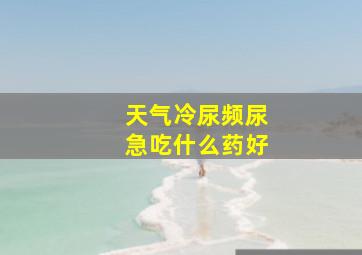 天气冷尿频尿急吃什么药好