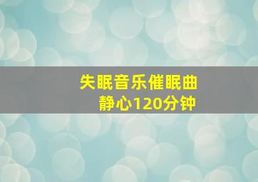 失眠音乐催眠曲静心120分钟