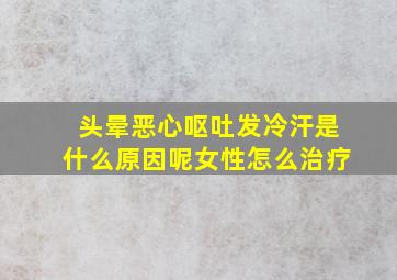 头晕恶心呕吐发冷汗是什么原因呢女性怎么治疗