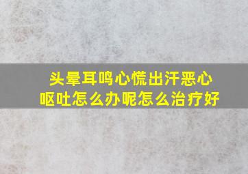 头晕耳鸣心慌出汗恶心呕吐怎么办呢怎么治疗好