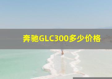 奔驰GLC300多少价格