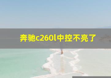 奔驰c260l中控不亮了