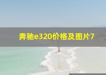 奔驰e320价格及图片7