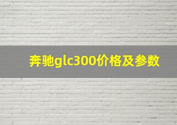 奔驰glc300价格及参数