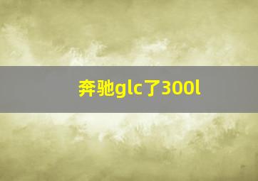 奔驰glc了300l