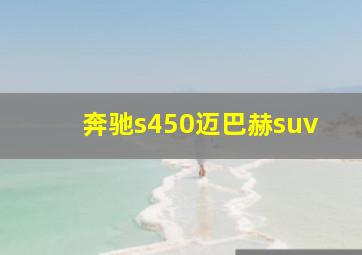 奔驰s450迈巴赫suv