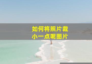 如何将照片裁小一点呢图片