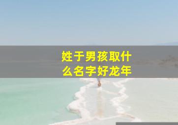 姓于男孩取什么名字好龙年