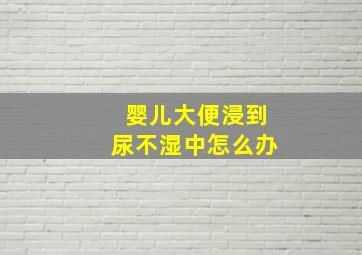 婴儿大便浸到尿不湿中怎么办