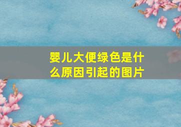 婴儿大便绿色是什么原因引起的图片