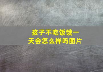 孩子不吃饭饿一天会怎么样吗图片