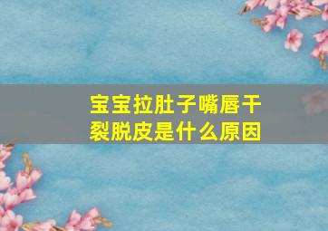 宝宝拉肚子嘴唇干裂脱皮是什么原因