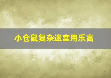 小仓鼠复杂迷宫用乐高