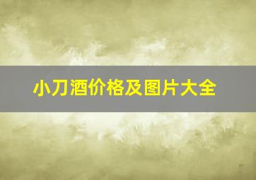 小刀酒价格及图片大全