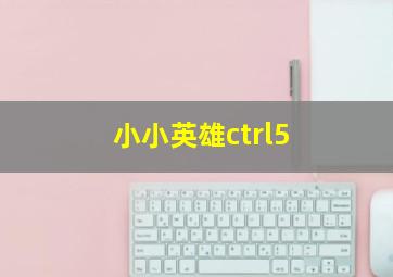 小小英雄ctrl5