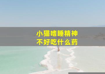 小猫嗜睡精神不好吃什么药